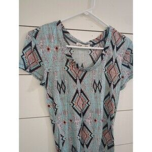 Wishful park M Aztec T-shirt summer boho festival
